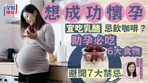 幫助受孕|【懷孕準備】 7大助孕飲食法則 提升懷孕成功率 附營。